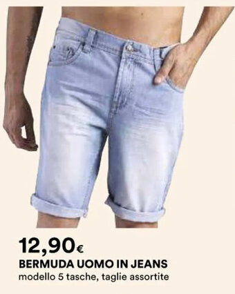 Ipercoop BERMUDA UOMO IN JEANS offerta