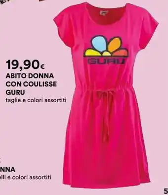 Ipercoop ABITO DONNA CON COULISSE GURU offerta