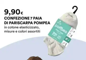 Ipercoop CONFEZIONE 7 PAIA DI PARISCARPA POMPEA offerta
