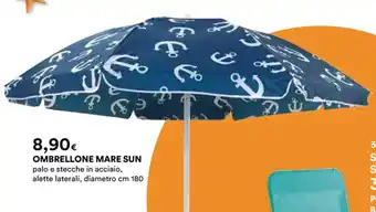 Ipercoop OMBRELLONE MARE SUN offerta