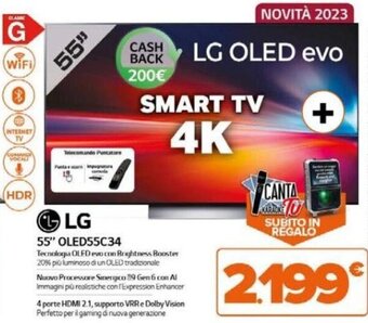 Expert LG 55" OLED55C34 offerta