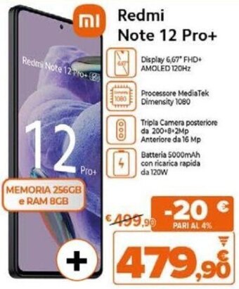 Expert Redmi Note 12 Pro+ offerta