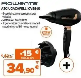Rowenta ASCIUGACAPELLI CV8840