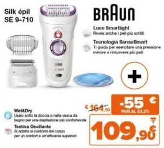 Expert BRAUN Silk épil SE 9-710 offerta