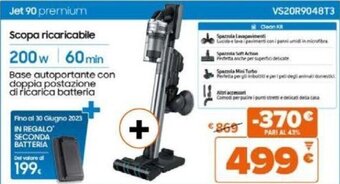 Expert SAMSUNG Jet 90 premium VS20R9048T3 offerta