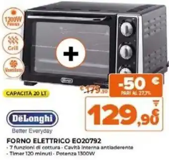 Expert DeLonghi FORNO ELETTRICO E020792 offerta