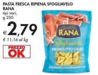 Bennet PASTA FRESCA RIPIENA SFOGLIAVELO RANA g 250 offerta