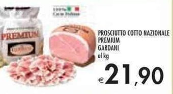 Bennet PROSCIUTTO COTTO NAZIONALE PREMIUM GARDANI al kg offerta