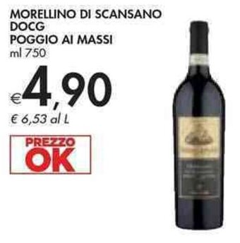 MORELLINO DI SCANSANO DOCG POGGIO AI MASSI ml 750