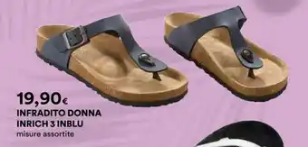 Ipercoop INFRADITO DONNA INRICH 3 INBLU offerta
