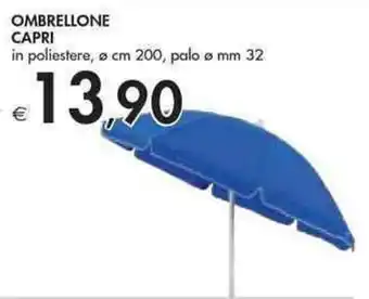 Bennet OMBRELLONE CAPRI Ø cm 200, palo ø mm 32 offerta