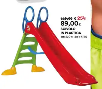 SCIVOLO IN PLASTICA cm 220 x 180 x h140