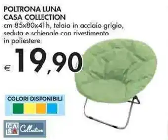 Bennet POLTRONA LUNA CASA COLLECTION cm 85x80x41h offerta