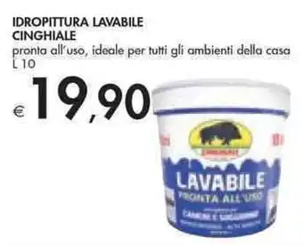 Bennet IDROPITTURA LAVABILE CINGHIALE L 10 offerta