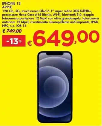 Bennet IPHONE 12 APPLE offerta