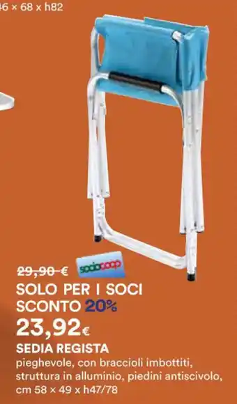 Ipercoop SEDIA REGISTA offerta