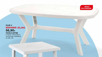 Ipercoop TAVOLO ANTIBE offerta