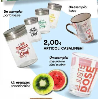 Ipercoop ARTICOLI CASALINGHI offerta