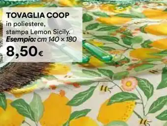 Ipercoop TOVAGLIA COOP cm 140 x 180 offerta