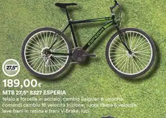 Ipercoop MTB 27,5" 8327 ESPERIA offerta