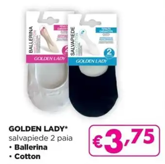 GOLDEN LADY* . Ballerina • Cotton 2 paia