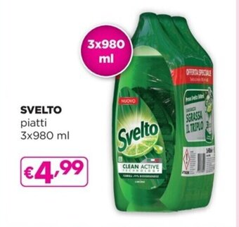 Acqua & Sapone SVELTO piatti 3x980 ml offerta