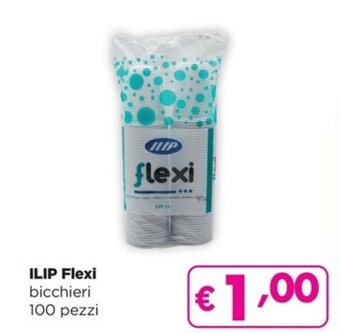 Acqua & Sapone ILIP Flexi bicchieri 100 pezzi offerta