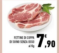 Conad Margherita Fettine di coppa di suino senza osso offerta