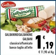 Conad Margherita Galbani galbanino offerta