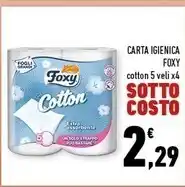 Conad Margherita Foxy carta igienica offerta