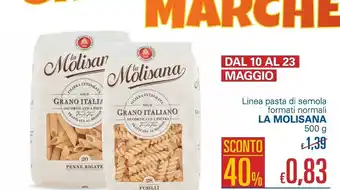 Unes La molisana linea pasta di semola offerta