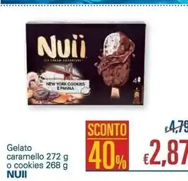 Unes Nuii gelato caramello o cookies offerta