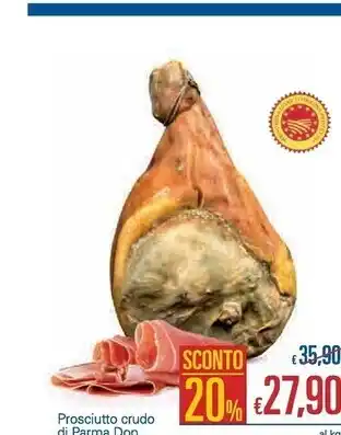 Prosciutto crudo di parma dop