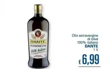 Unes Dante olio extravergine di oliva 100 % italiano offerta