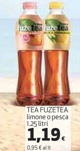 Coop Fuzetea tea offerta