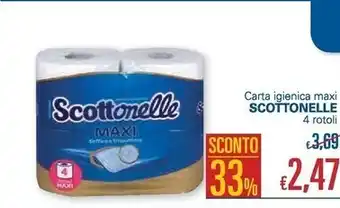 Unes Scottonelle carta igienica maxi offerta