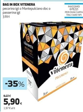 Coop Vitenera bag in box offerta