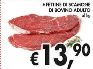 Coal Fettine di scamone di bovino adulto offerta