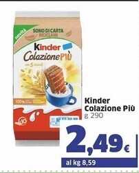 Sigma Kinder colazione piu offerta