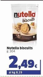 Sigma Ferrero nutella biscuits offerta