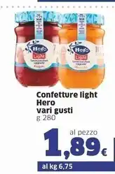 Sigma Hero confetture light vari gusti offerta