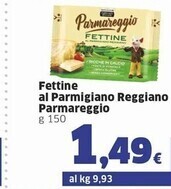Parmareggio fettine al parmigiano reggiano