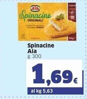 Sigma Aia spinacine offerta