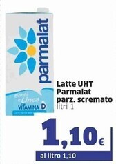 Sigma Parmalat latte uht parz. scremato offerta