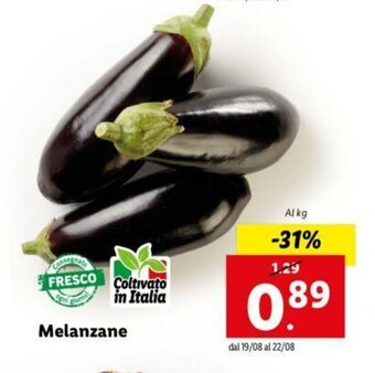 Lidl Melanzane offerta