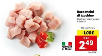 Lidl Bocconcini di tacchino 400g offerta