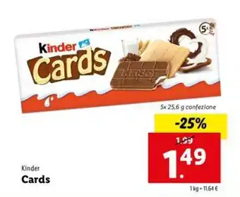 Kinder Cards 5x25,6g