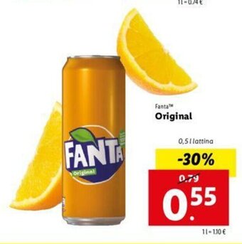 Lidl Fanta Original 0,5l offerta