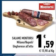 Conad Margherita Casa montorsi salame offerta