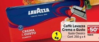 Carrefour Market Lavazza caffe crema e gusto offerta